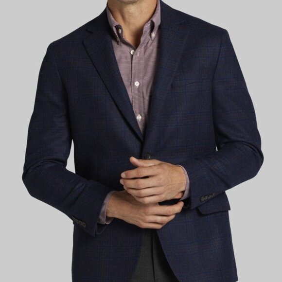 NEW Jos A Bank Reserve Collection Cashmere Blend Tailored Fit Sport coat 44R - Picture 1 of 5